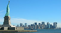 An image of the Statue of Liberty in New York